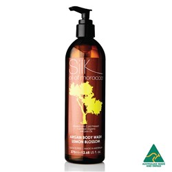 SILK OIL OF MOROCCO Argan vegan body wash - lemon blossom